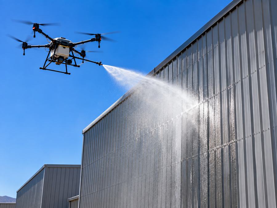 Lavado con Drones
